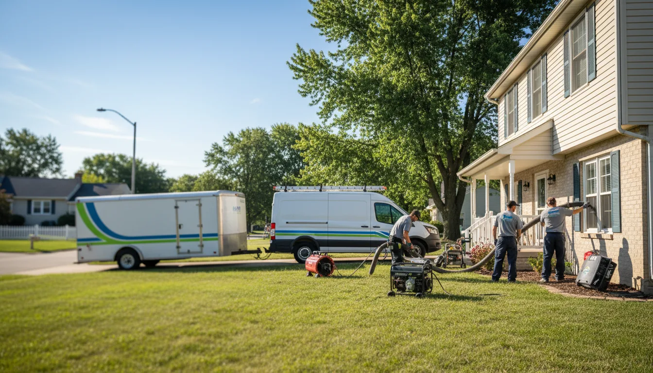 Flooded Basement Restoration And Cleanup With Repair in Coatsburg, IL near me